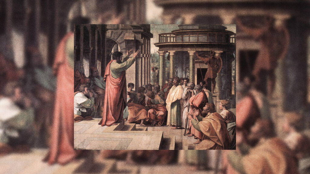 I popoli esistono davvero? - "La Predica di san Paolo" di Raffaello Sanzio (1515-1516).