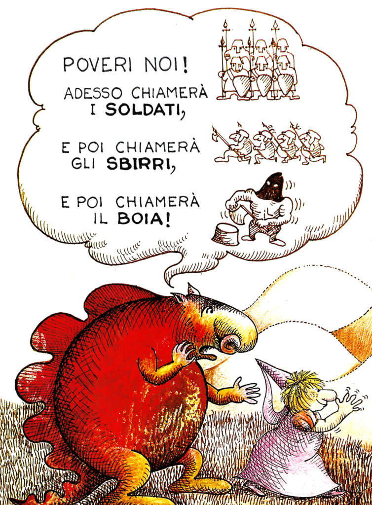 I libri per bambini devono fare paura - Cristina Làstrego e Francesco Testa, "La Giovanna a fumetti", Gallucci.