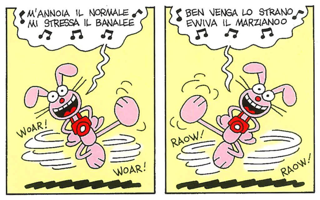 I libri per bambini devono fare paura - Massimo Mattioli, “Pinky”, «Il Giornalino». 