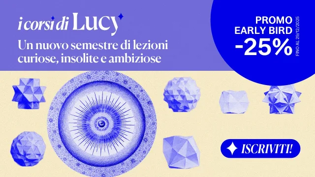 Cultura Top Bottom Mobile Promo - corsi di Lucy 2026 - primo semestre